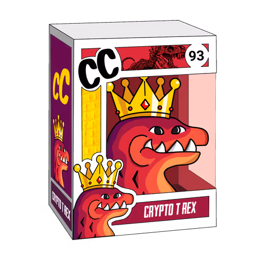 Crypto T Rex Crypto-Collectible Figurine