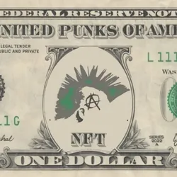 Punk Cash NFT Crypto Bill #1