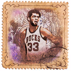 Stamps #12 Kareem Abdul-Jabbar