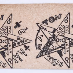 Tetragrammaton #5 - Double Hit - Front of Blotter
