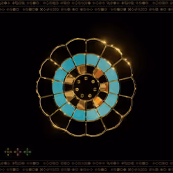 #143 A Buckler of December (Turquoise) x Pair (Topaz) - Decoding the Password Required