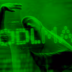HODLMAN CANDLE LOGO HODL GREEN - RARE FULL FRAME SCREEN from official music video