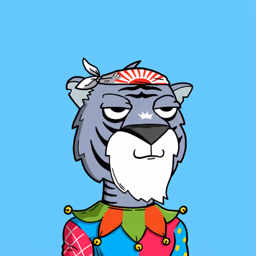 Grouchy Tiger Social Club #9019