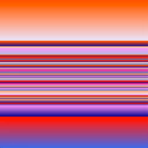 CMD-II Horizontal Orange/Red #0613