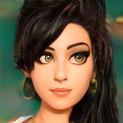 Cartoon Amy Winehouse