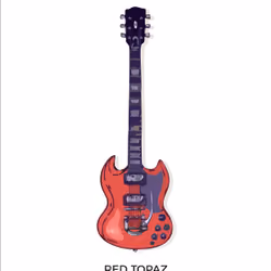 RED TOPAZ - Edition 1 of 1 - Art by Guitar Boys // 2021