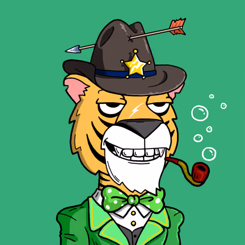 Grouchy Tiger Social Club #6507