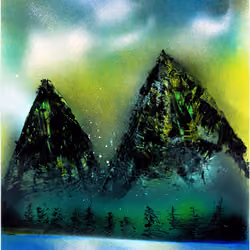 Two mountains