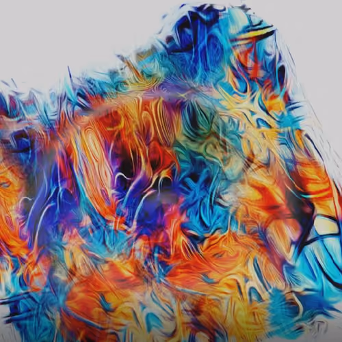 MY PAINTING VIBRATING WITH YOUR MUSIC