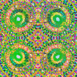 Alien GREEN MAN in the Middle!