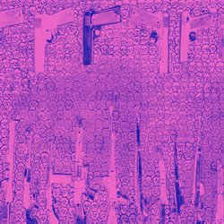 America Caught In The Crossfire (magenta variation)