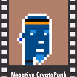 Negative CryptoPunk # 7399