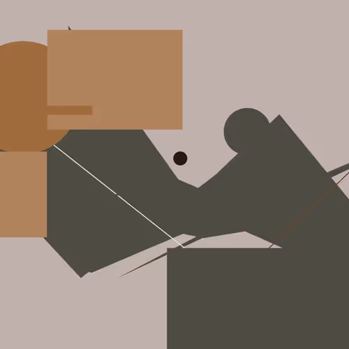Abstract art. Hard days of scientist.