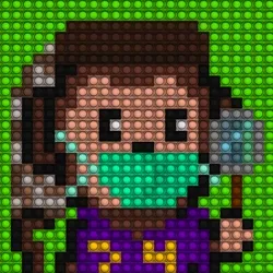 Pop-it Pixel Ape #3