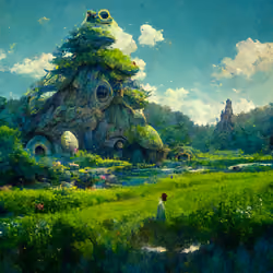 Anime Mountain Frog
