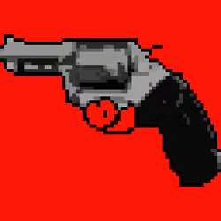 Son of Sam's .44 Caliber Revolver 01- Red