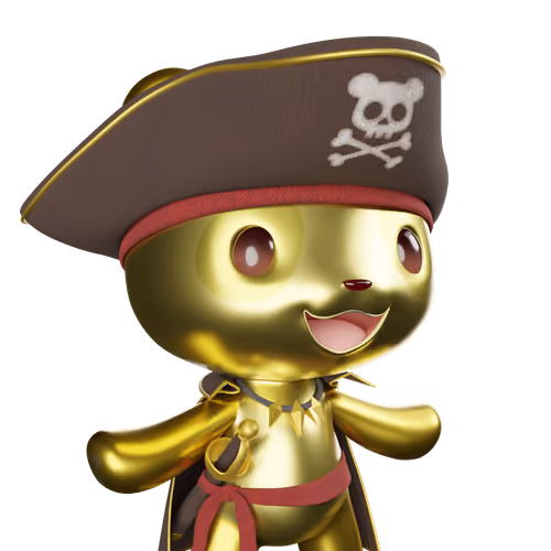 3D LEELEE-Pirate-Gold02-#20163