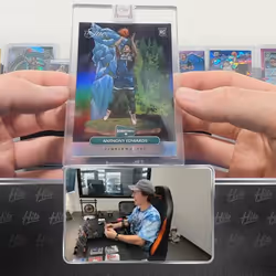 Anthony Edwards 2020-21 Panini One & One Basketball Downtown RC pulled by Real Breaks (Series One #5