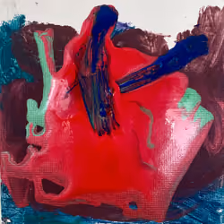 Painting My Three Year Old Made #1