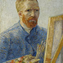 Portraits of Vincent van Gogh: Self-Portrait as a Painter, December 1887 - February 1888
