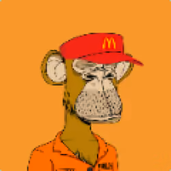 Fast Food Pixel Ape #396