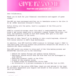 Give It To Me Film