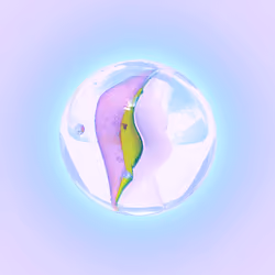 Glass marble #7 - Cats eye - Artistic view