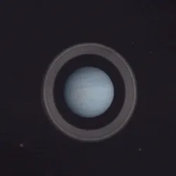 Flying past Uranus
