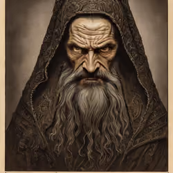 Portrait of an Evil Hermit 1/1 Edition