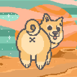 Pixel Space Doge #132