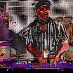 3d falldown remix of DJ Vinyl Burns twitch clip