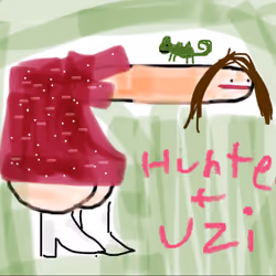Hunter + Uzi Dickbutt