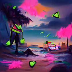 toxic ninja beach