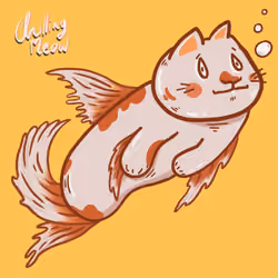 Meow's world "Super Duper Gold Fish"