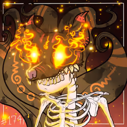 SkullKid: Immortal #174A - Kitsune