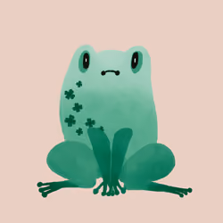green clover frog