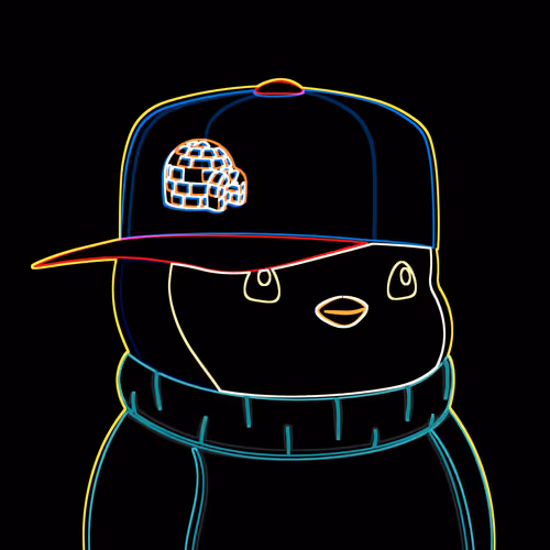 Neon Pudgy Penguin 921