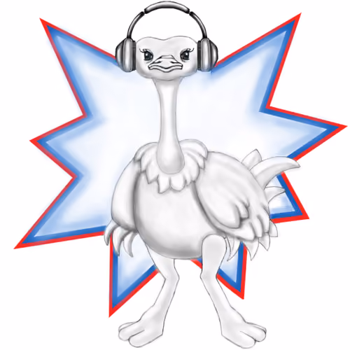 Retro Ostrich #2