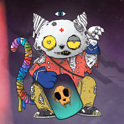 Zombie Lucky Cat 0107