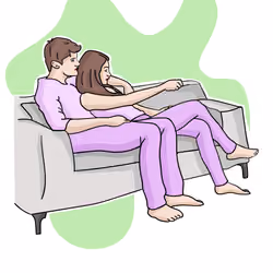 Modern Cuddle Art or Crypto Cuddle Sutra - Surf and Snuggle