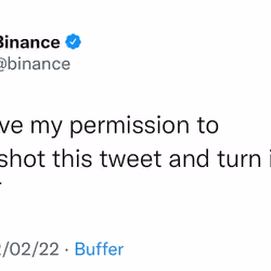 Binance said it, Binance got it 
