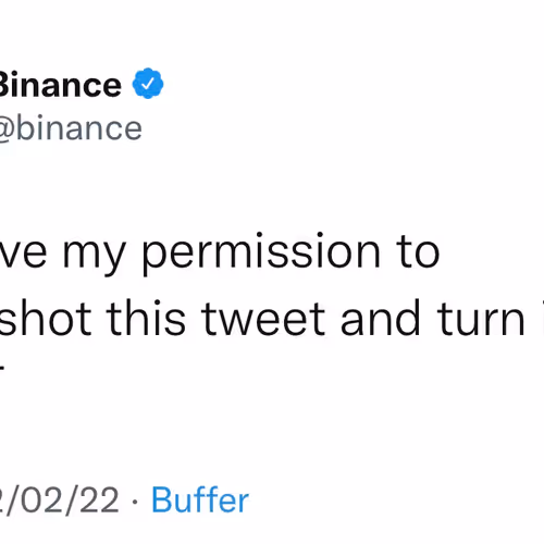 Binance said it, Binance got it 