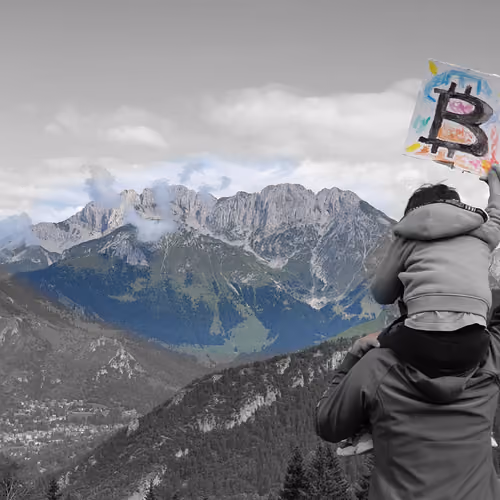 Crypto Italian Mountains series: BITCOIN PRESOLANA