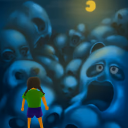 The girl in the screaming land