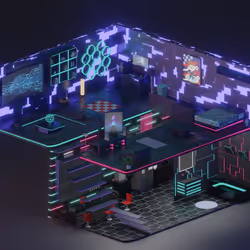 Sci-Fi Futuristic Penthouse