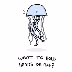 100 Grumpy Animals Card 98/100: Grumpy Jellyfish