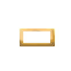Logo Design Outline- Gold Frame