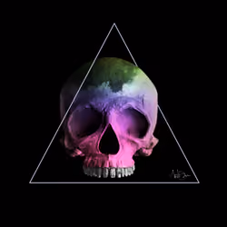 "Comfortably Numb Skull" Ash Sivils Piece #7