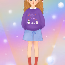 MOONOGRAM01 : Me with The Ugly Sweater 