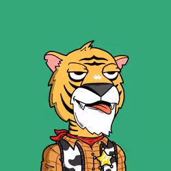 Grouchy Tiger Social Club #9693